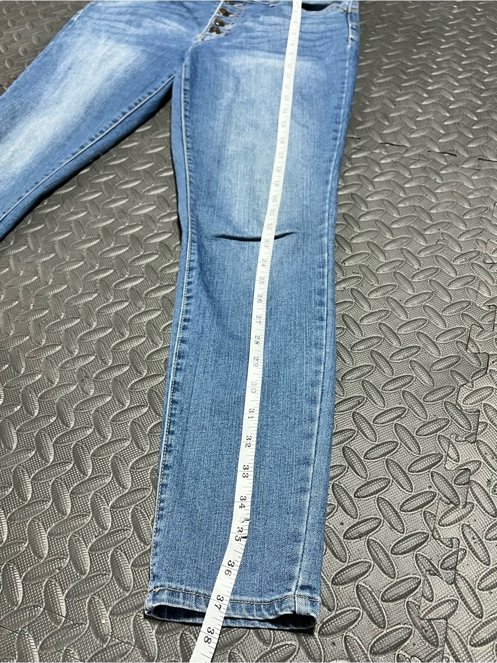 D.jeans button-fly skinny jeans - Picture 3 of 7